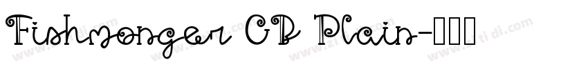 Fishmonger CB Plain字体转换